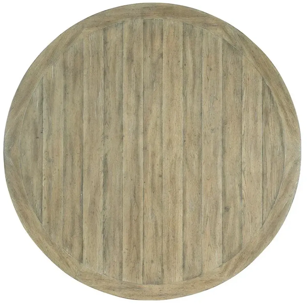 Kohana Coastal Beach Natural Rattan Round Pedestal Dining Table - 60"