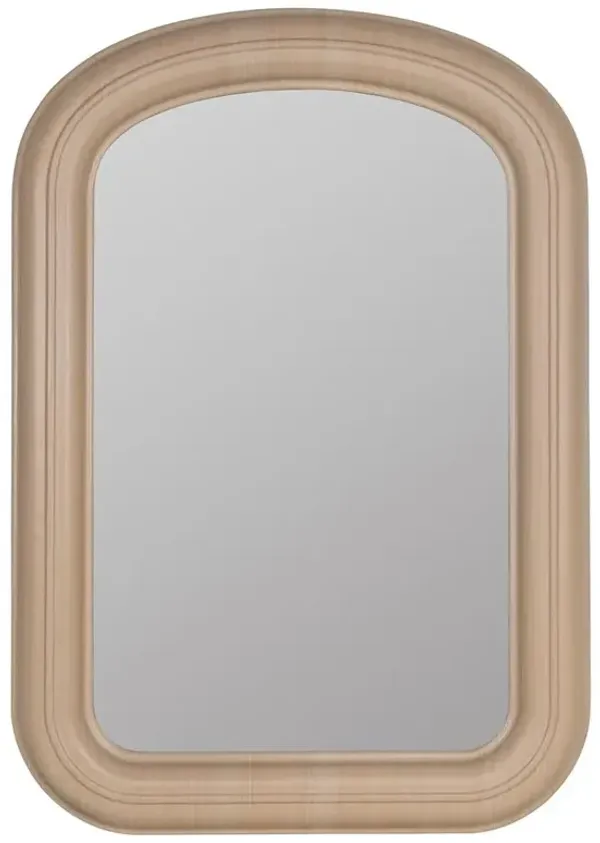 Harlow Modern Classic Natural Oak Wood Frame Wall Mirror