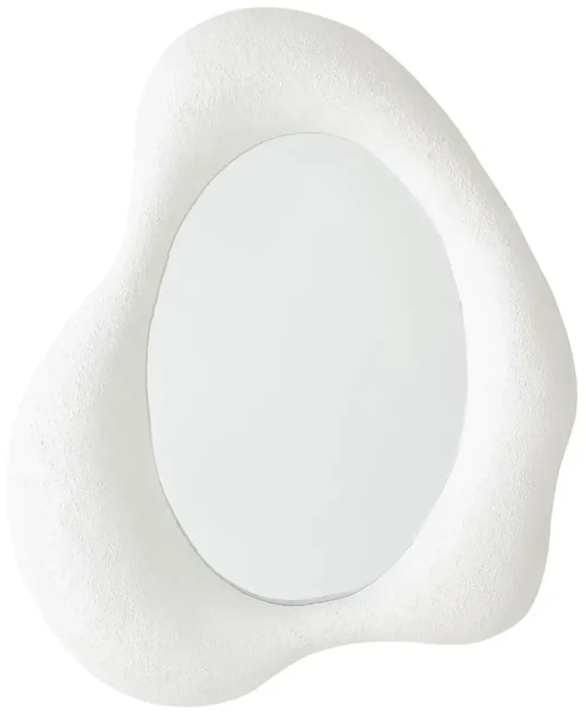 Elodie White Resin Wall Mirror - Extra Large