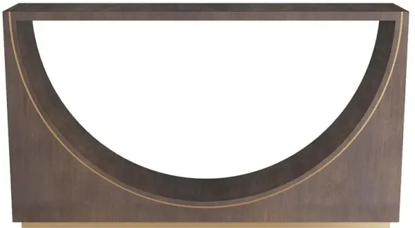 Tatton Mid Century Brown Oak Top Rectangular Console Table