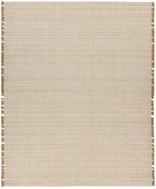 Pascal Modern Classic Cream Textured Solid Rug - 9'x12'