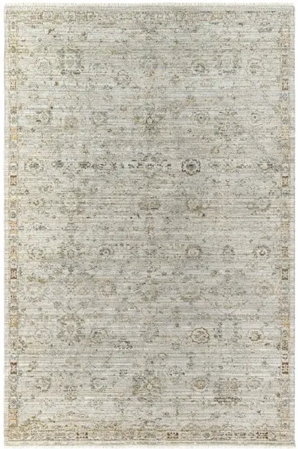 Eden Global Bazaar Brown Oushak Patterned Indoor Outdoor Rug - 9'x13'1"