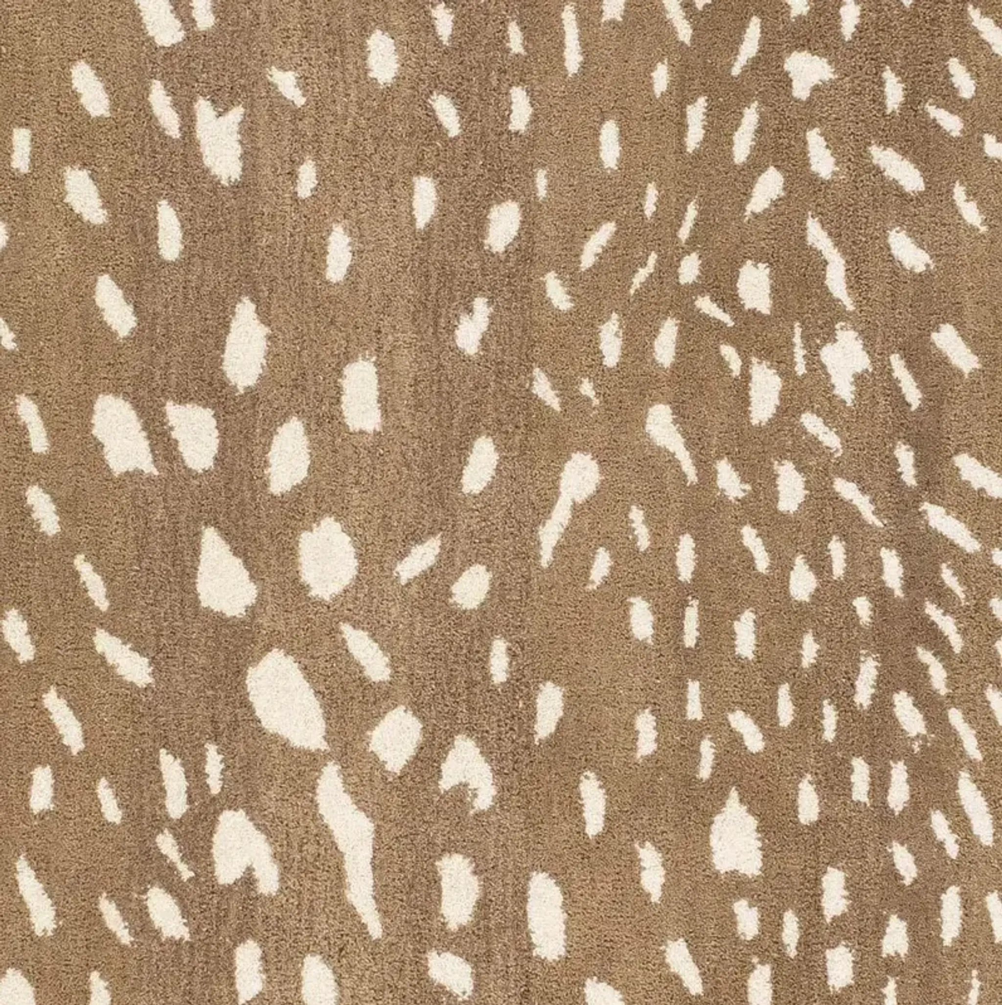 Eleanor Modern Classic Brown Wool Animal Patterned Rug 5x8 Kathy Kuo ...
