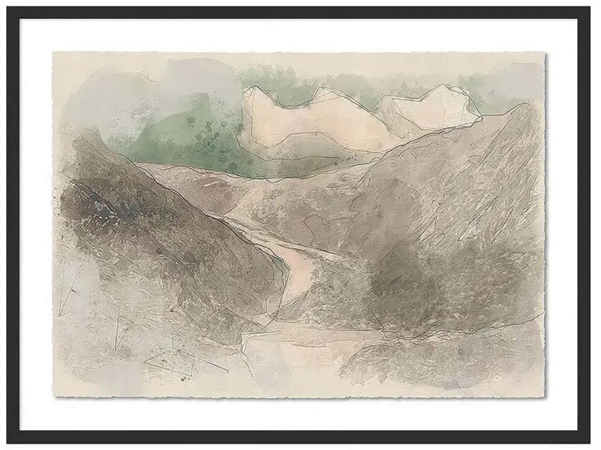 Ravine Painting - 18x24