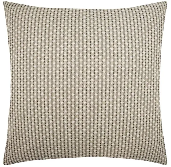 Bianca Modern Beige Dot Patterned Decorative Indoor Outdoor Throw Pillow - 22x22