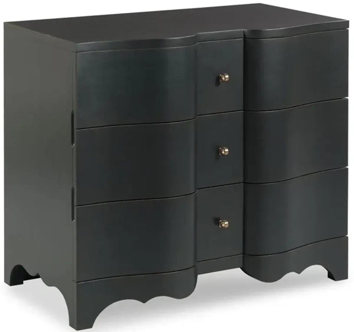 Cumberbund Rustic Lodge Amsterdam Black Wood Bachelor Chest