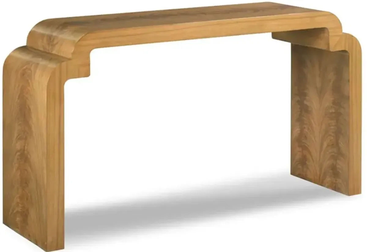 Daisy Rustic Lodge Auden Brown Wood Rectangular Console Table