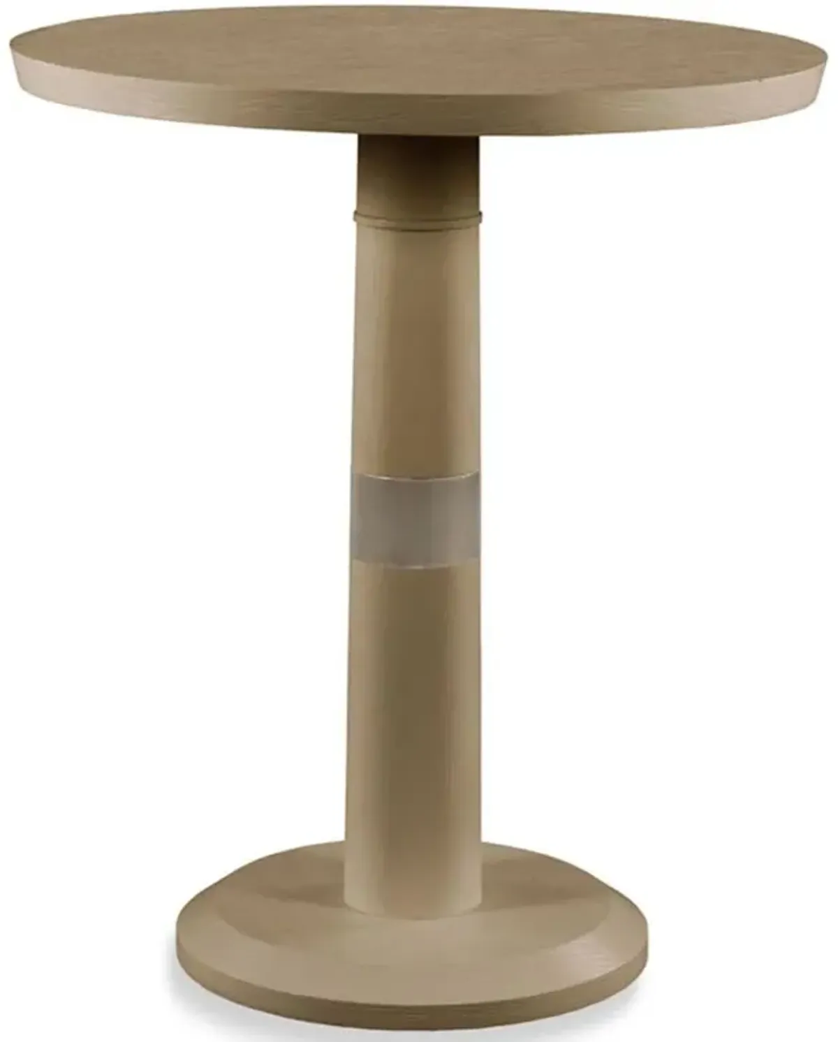 Gimlet Rustic Vintage Brown Oak Adjustable Height Pub Table - 36"W