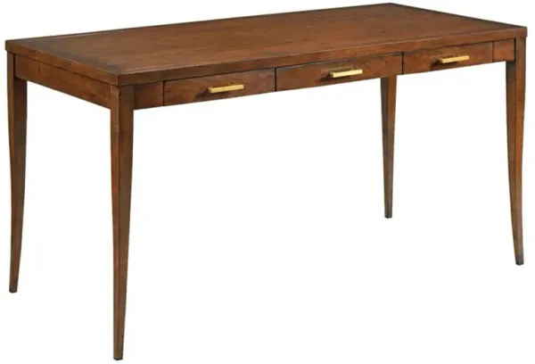 Sarah French Country Bordeaux Brown Wood Writing Desk