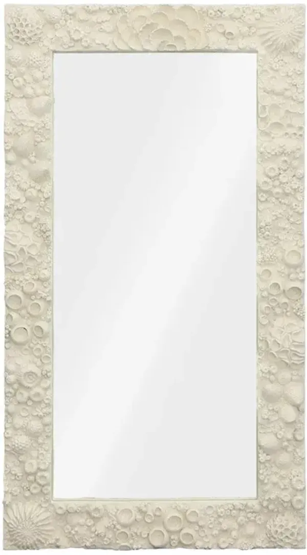 Betsy Coastal Off White Wall Mounted Mirror - Large