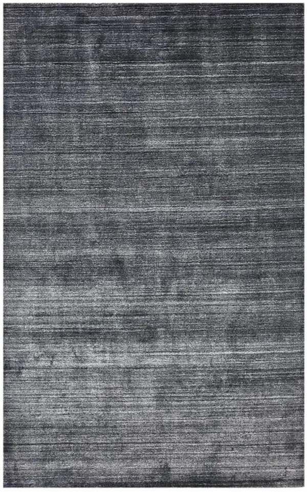 Hartley Modern Classic Marengo Grey Wool Solid Rug - 8'x10'