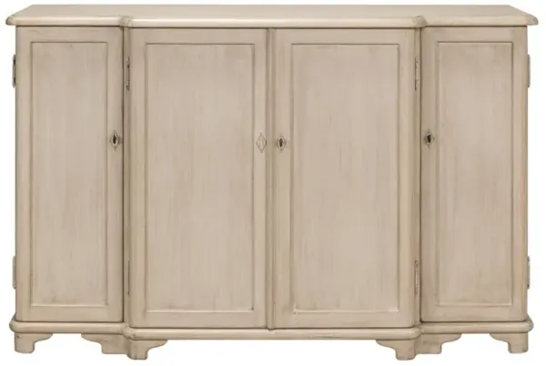 Marlowe French Country Stone Grey Pine Wood Sideboard