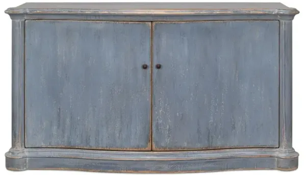 Tolumn French Country Blue Reclaimed Pine Wood Sideboard