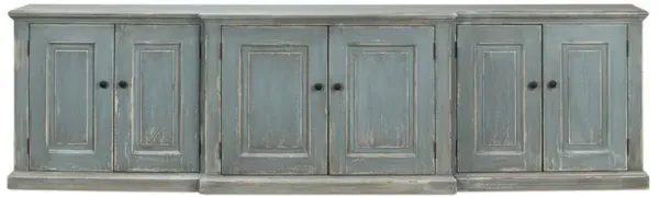 Marcus French Country Blue Pine Wood Sideboard