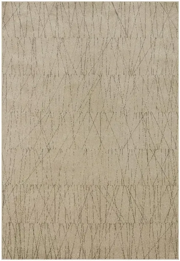 Orenda Modern Classic Brown Patterned Rug - 9'6"x12'6"