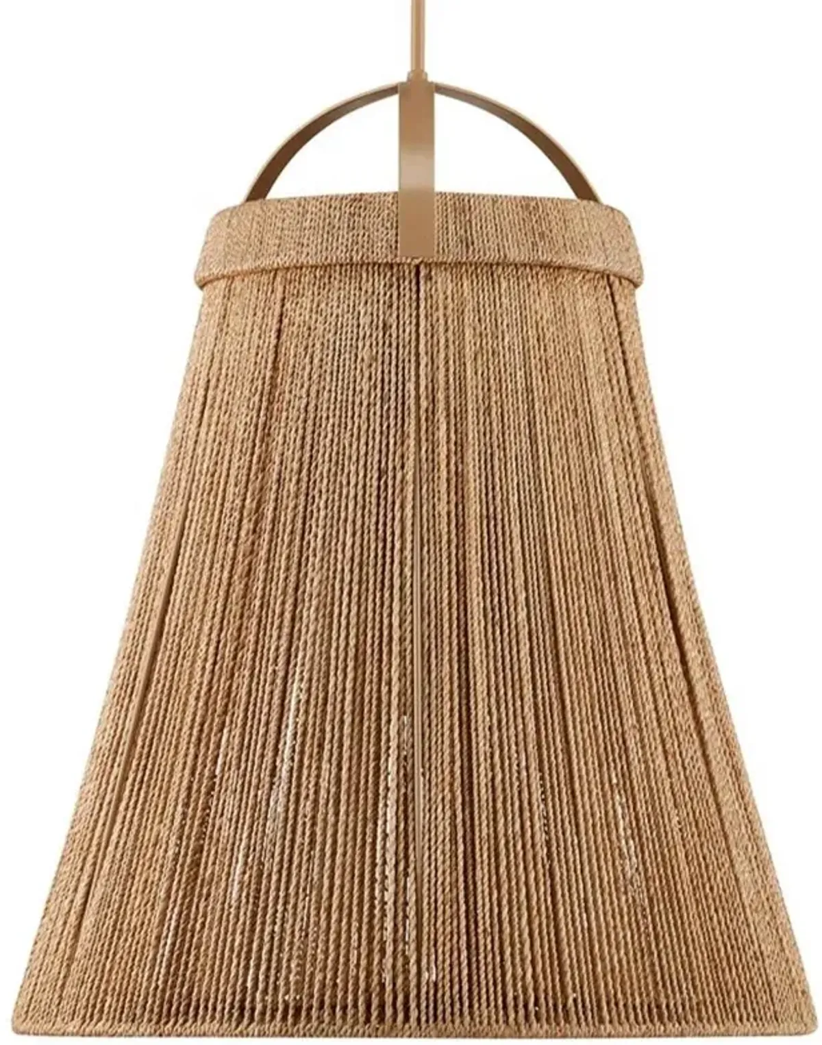 Florence Coastal Beach Natural Abaca Rope Pendant