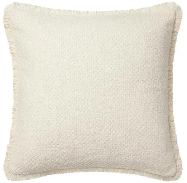 Coastal Beach Cream Down Fill Decorative Throw Pillow - 22x22