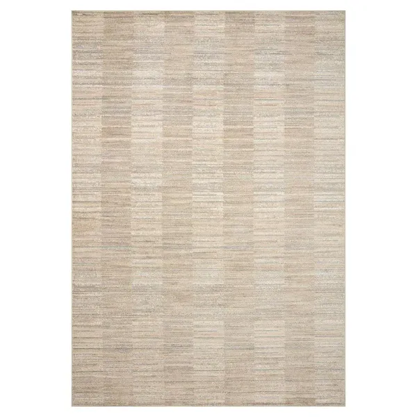 Corwyn Modern Classic Natural Striated Patterned Rug - 6'3"x9'