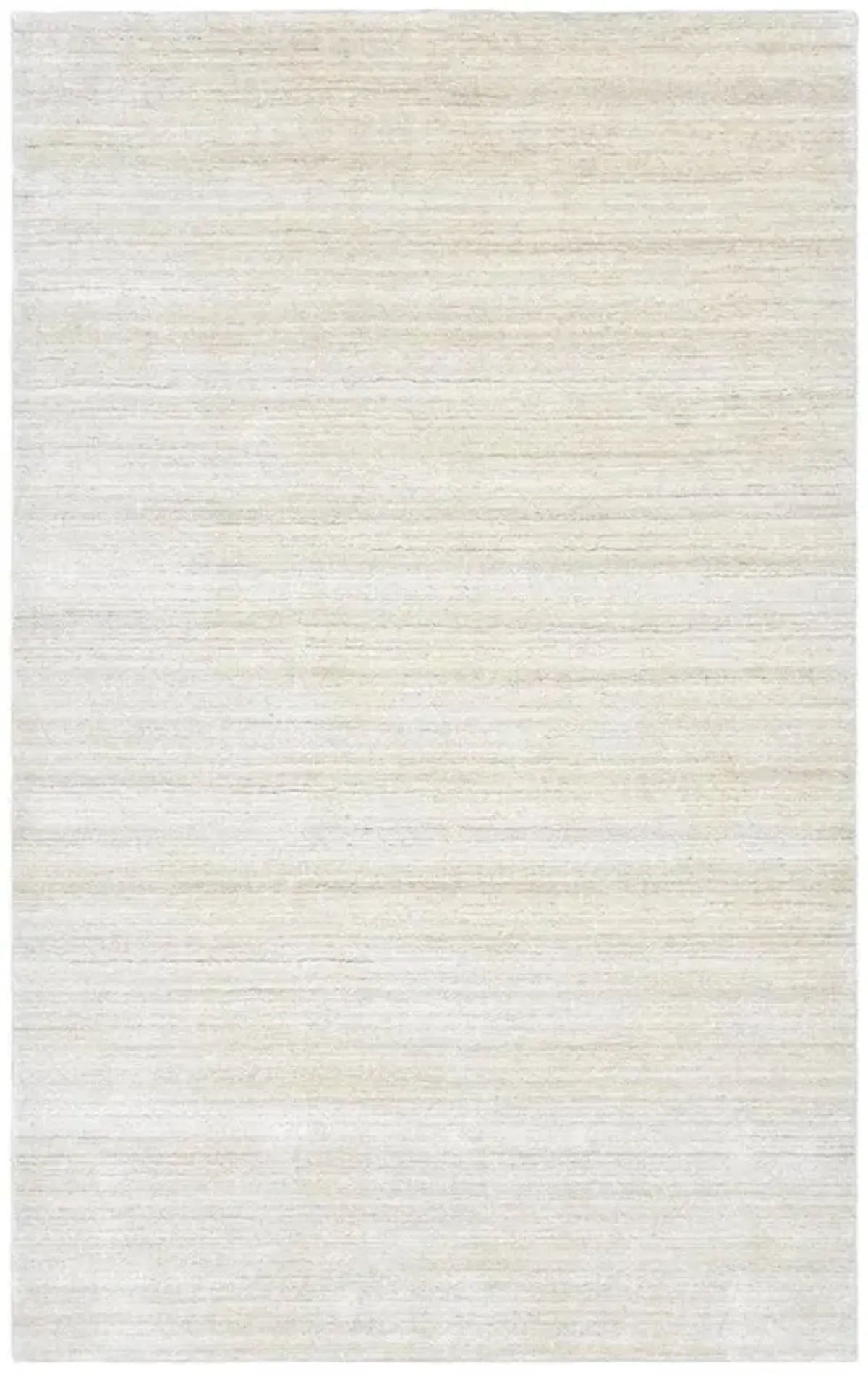 Hartley Modern White Wool Solid Rug - 9'x12'