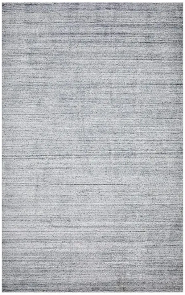 Hartley Modern Heather Grey Wool Solid Rug - 10'x14'