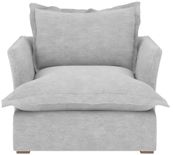Alanna Modern Classic Portofino Grey Arm Chair
