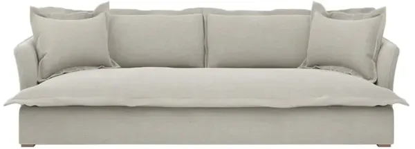 Alanna Modern Classic Braden Bisque Sofa - 98"W