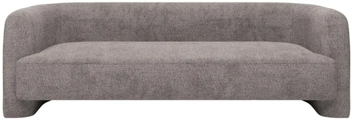 Isla Modern Classic Oslo Pewter Performance Sofa - Large - 90"W