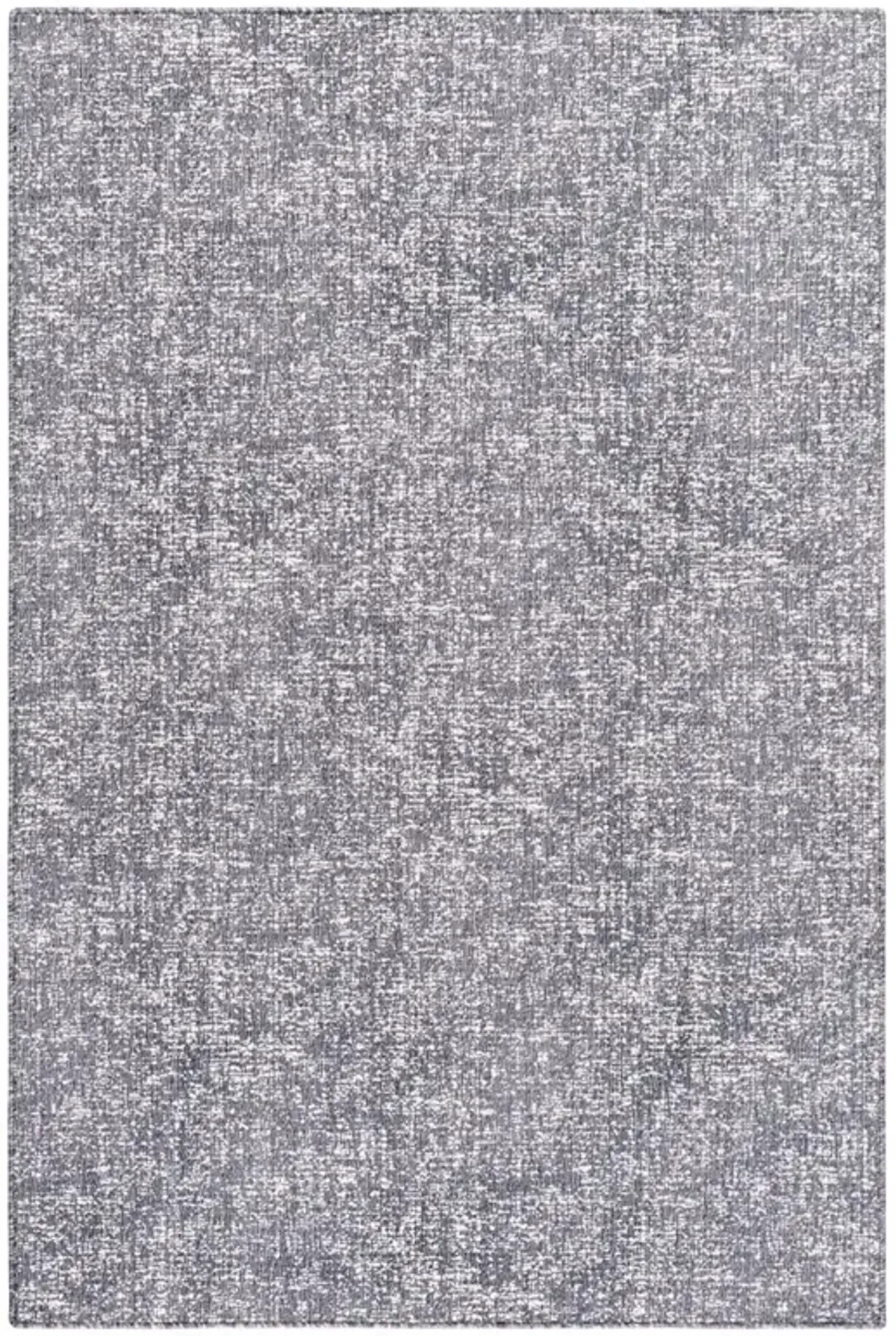 Open Box STARK Missa Modern Grey Wool Textured Dot Patterned Rug - 8'x10'