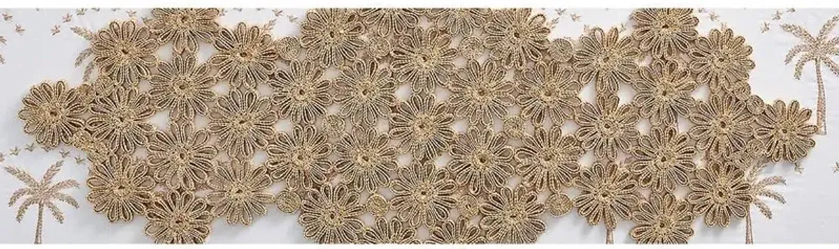 Flores Coastal Beach Natural Handwoven Wheat Grass Runner