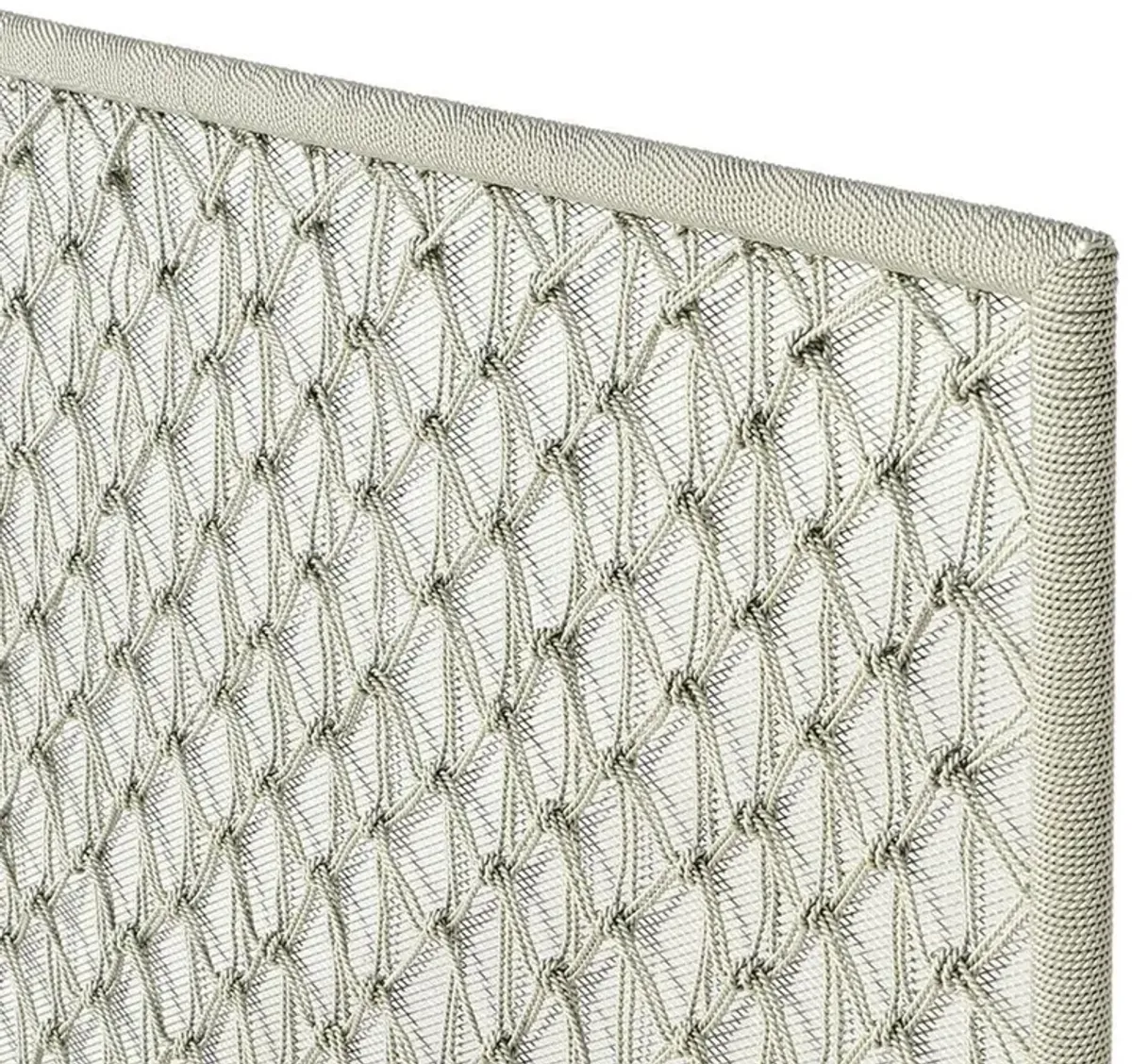 Palecek Kensington Coastal Champagne Woven Wrought Iron Fireplace Screen