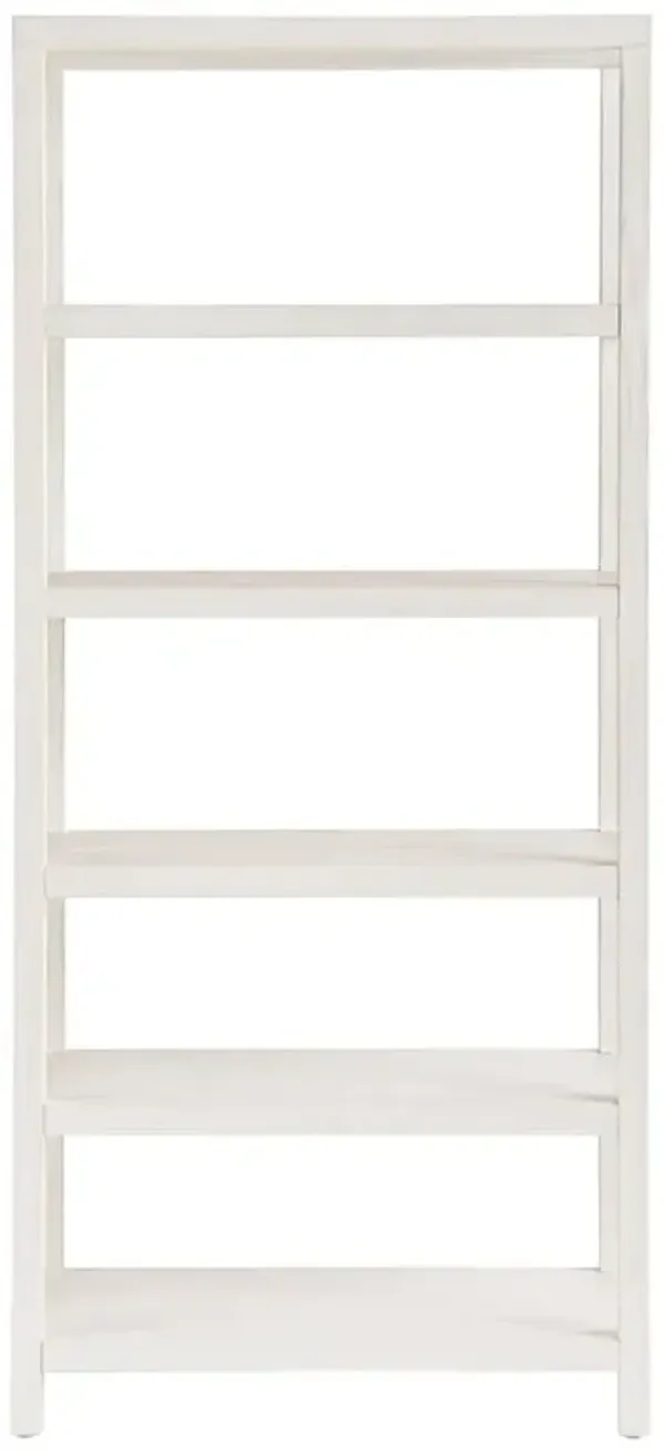 Carter Coastal Beach White Sand Oak Bookcase