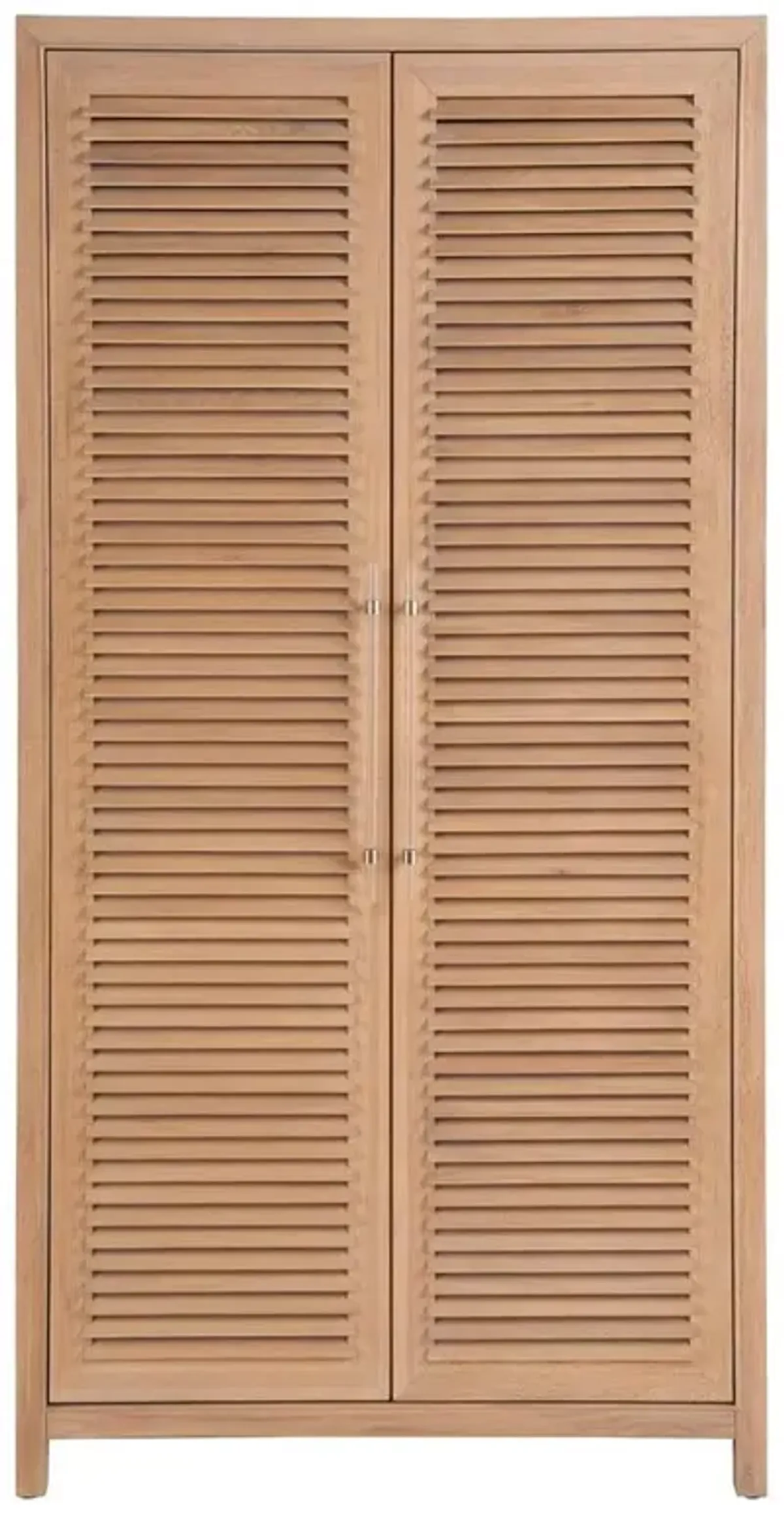 Bennett Coastal Beach Brown Oak Armoire