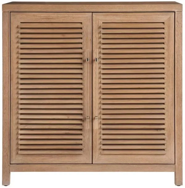 Camilla Coastal Beach Brown Oak Bar Cabinet