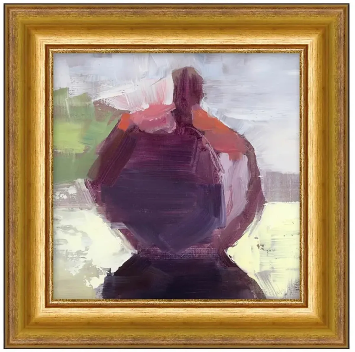 Freya French Purple Fruit Gold Frame Painting 6 - 13x13