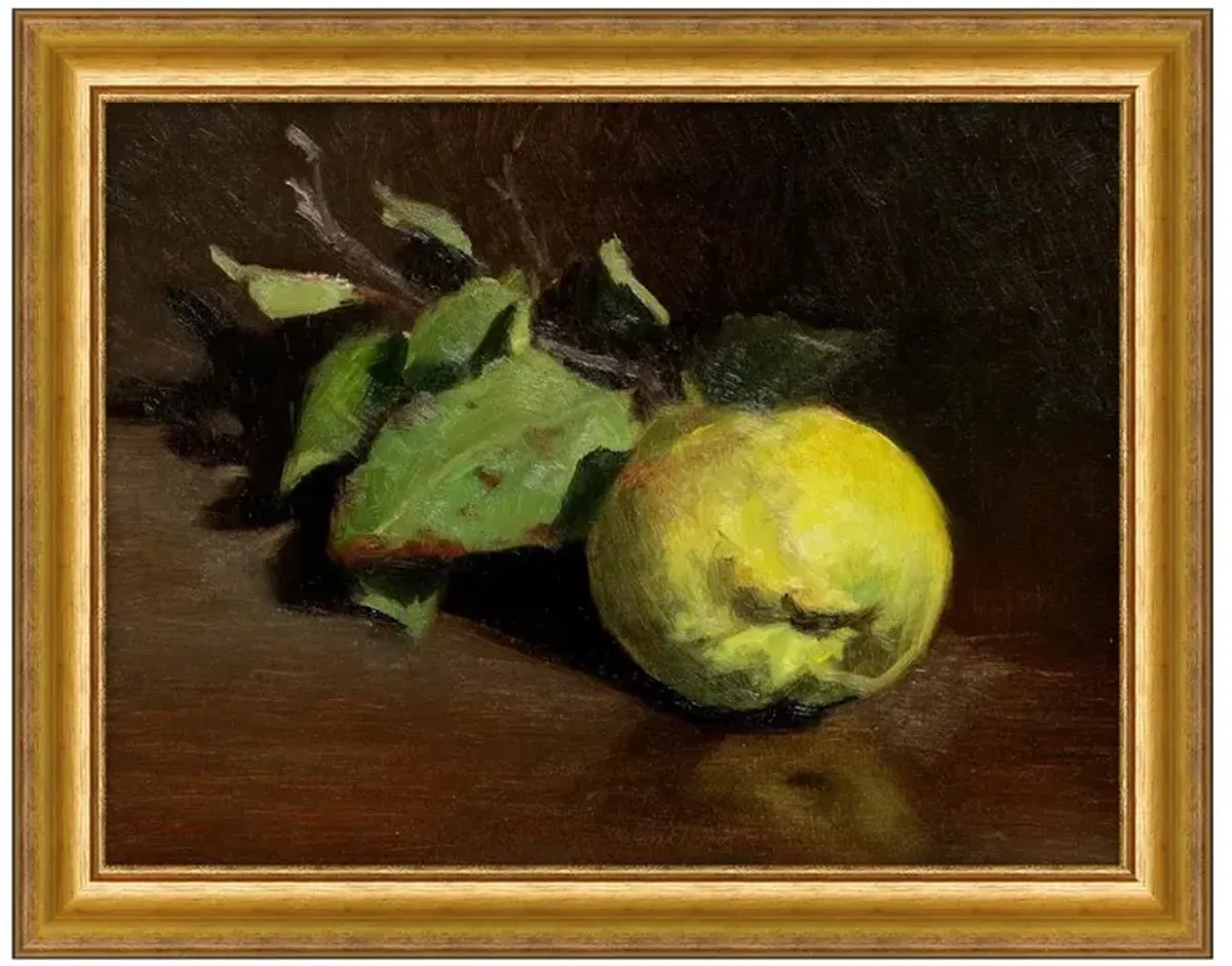 Russo French Black Pear Gold Frame Painting 3 - 19x24