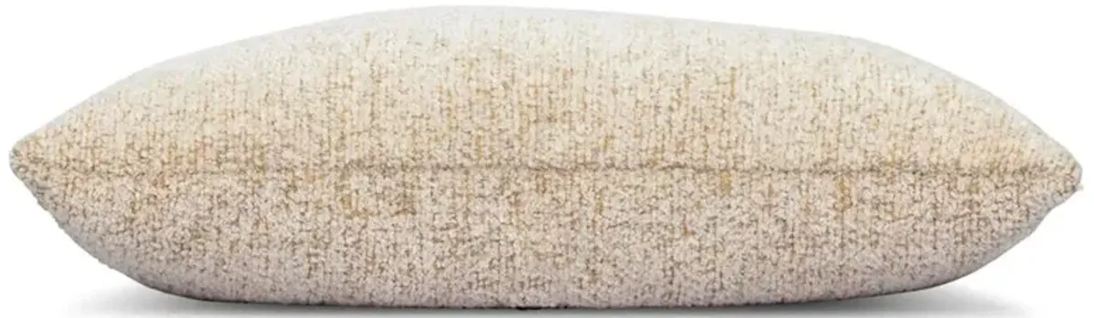 Landon Modern Classic Honey Brown Indoor Outdoor Lumbar Pillow - 12x20