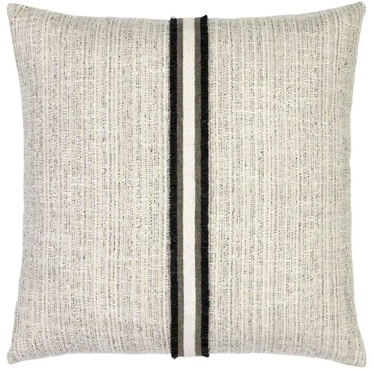 Entity Modern Classic Linen Cream Indoor Outdoor Throw Pillow - 20x20