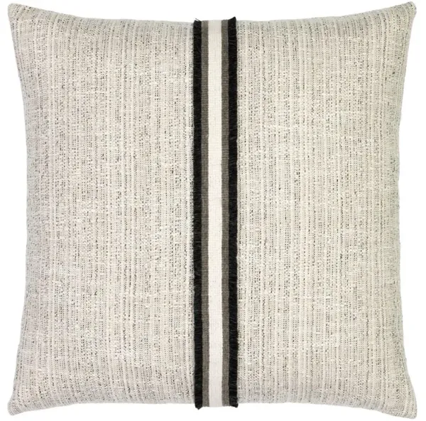 Entity Modern Classic Linen Cream Indoor Outdoor Throw Pillow - 20x20