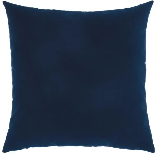 Sheena Modern Midnight Blue Indoor Outdoor Throw Pillow - 20x20