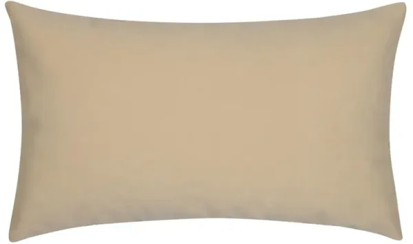Sheena Modern Honey Gold Indoor Outdoor Lumbar Pillow - 12x20