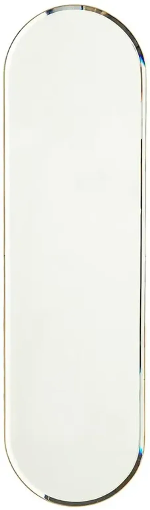 Stacia Regency Gold Metal Beveled Wall Mirror - Medium