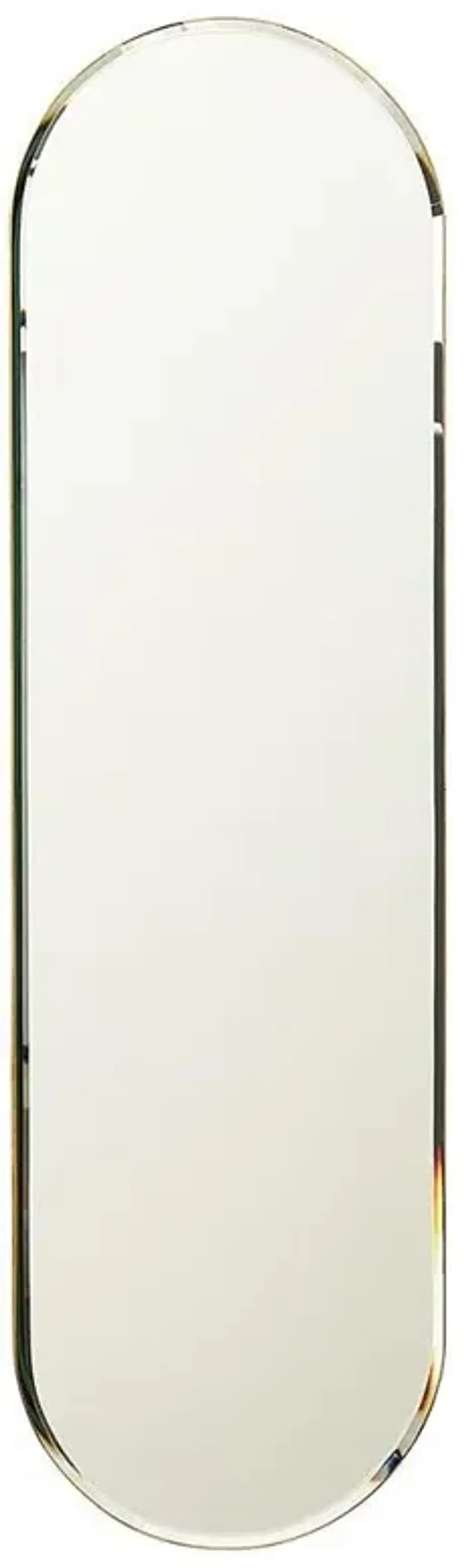 Stacia Regency Gold Metal Beveled Wall Mirror - Large