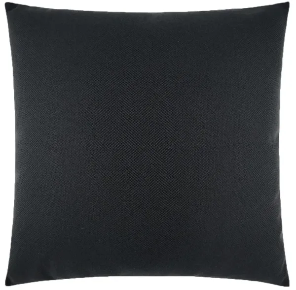 Genevieve Modern Classic Black Decorative Indoor Outdoor Throw Pillow - 22x22
