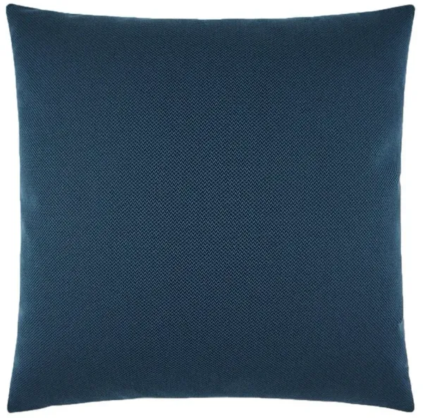 Genevieve Modern Dark Blue Decorative Indoor Outdoor Throw Pillow - 22x22