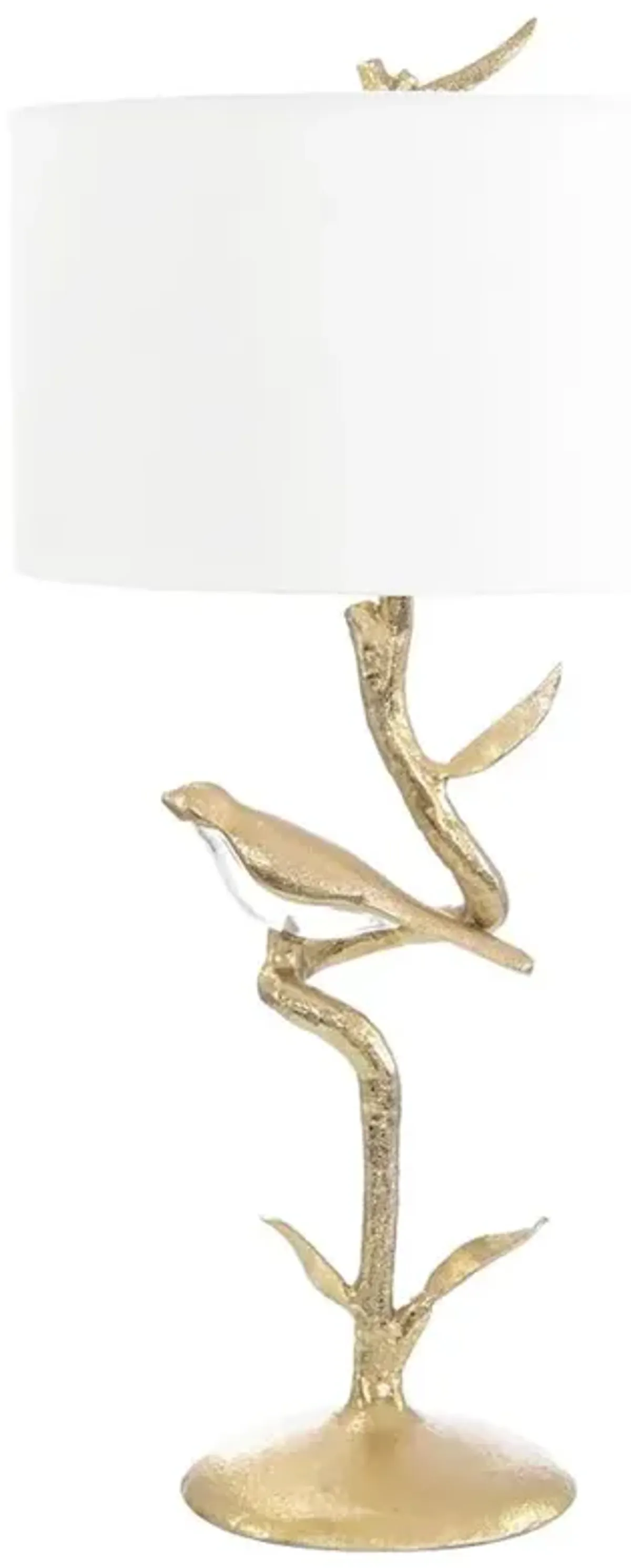 John-Richard Poleiro Hollywood Regency Champagne Gold Metal Table Lamp