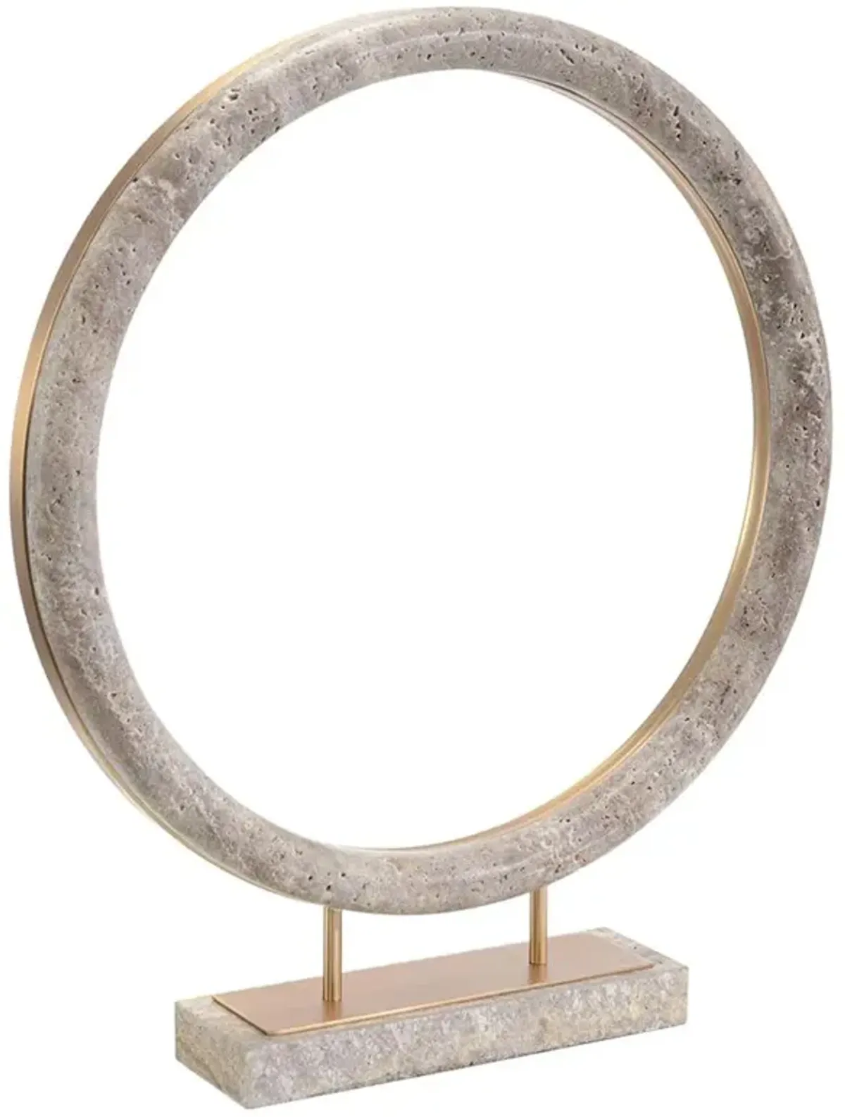 John-Richard Petra Industrial Loft Natural Marble Sculpture - Large