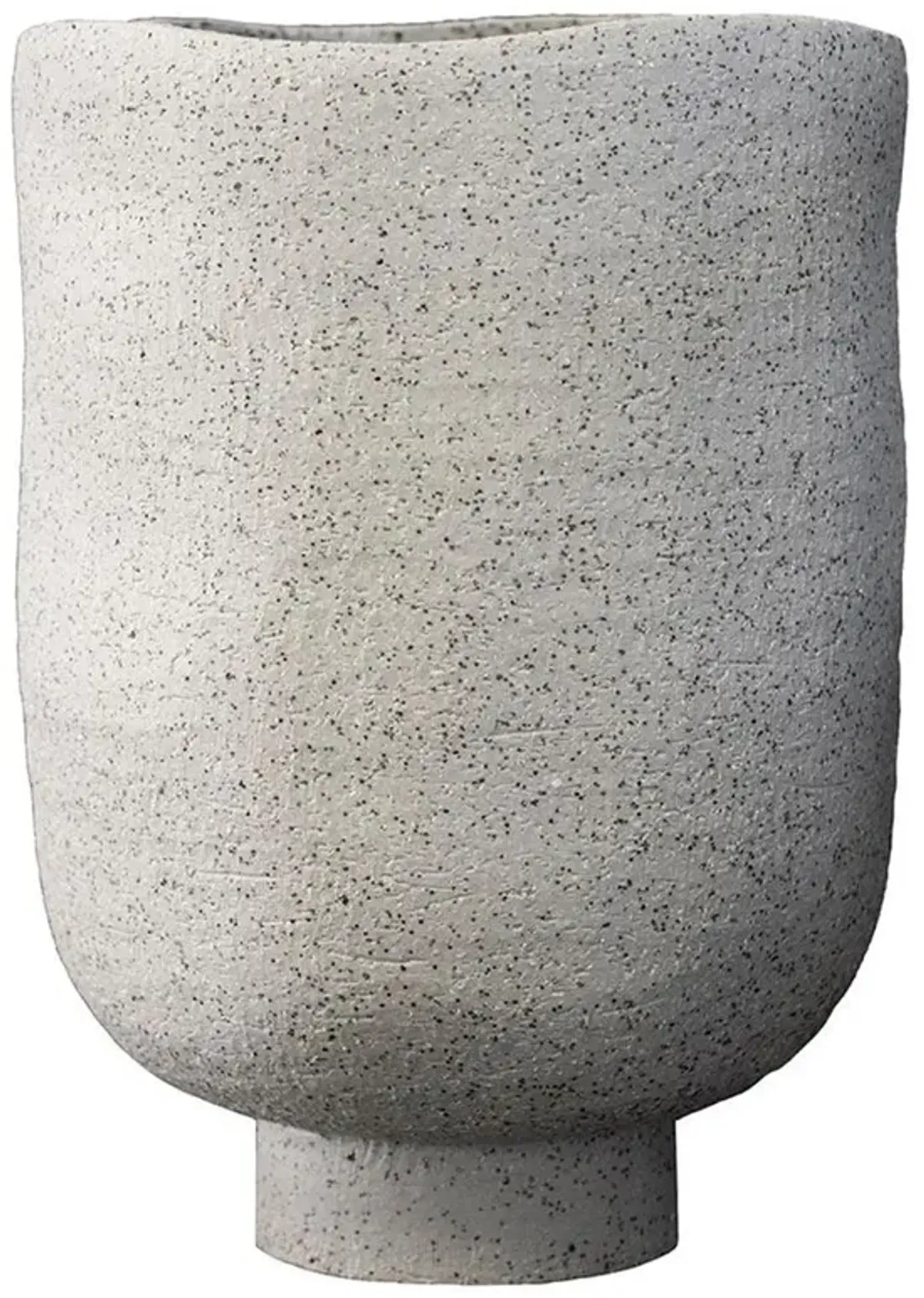 Alexandria French Country Grey Ceramic Textured Pot Planter - Small