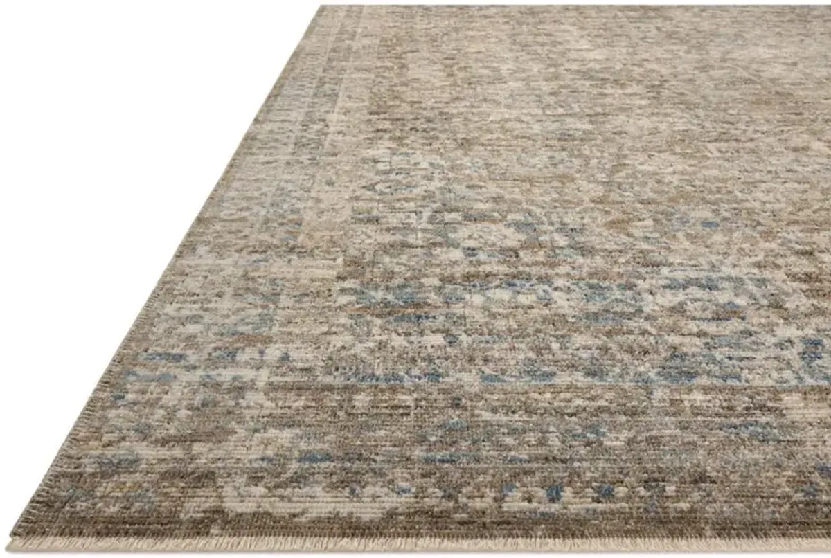 Hestia Global Bazaar Earth Brown Vintage Patterned Rug - 2'5"x16'