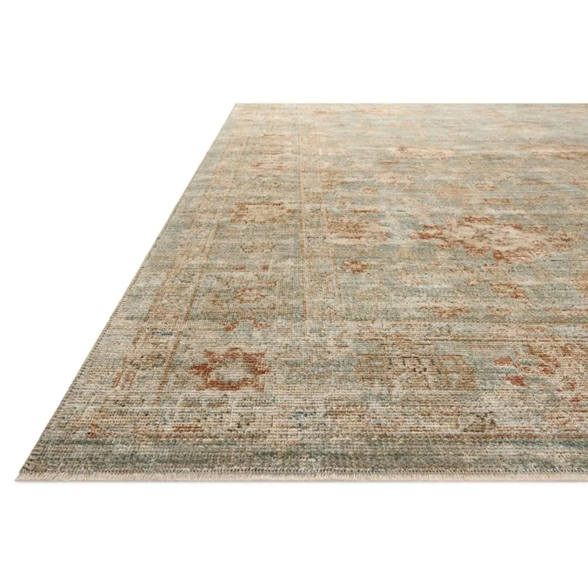 Hestia Global Bazaar Terracotta Vintage Patterned Rug - 4'x10'
