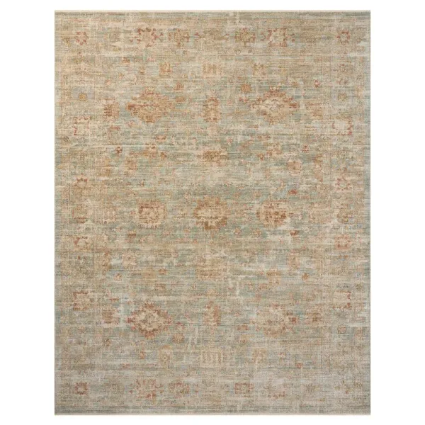 Hestia Global Bazaar Terracotta Vintage Patterned Rug - 10'x14'